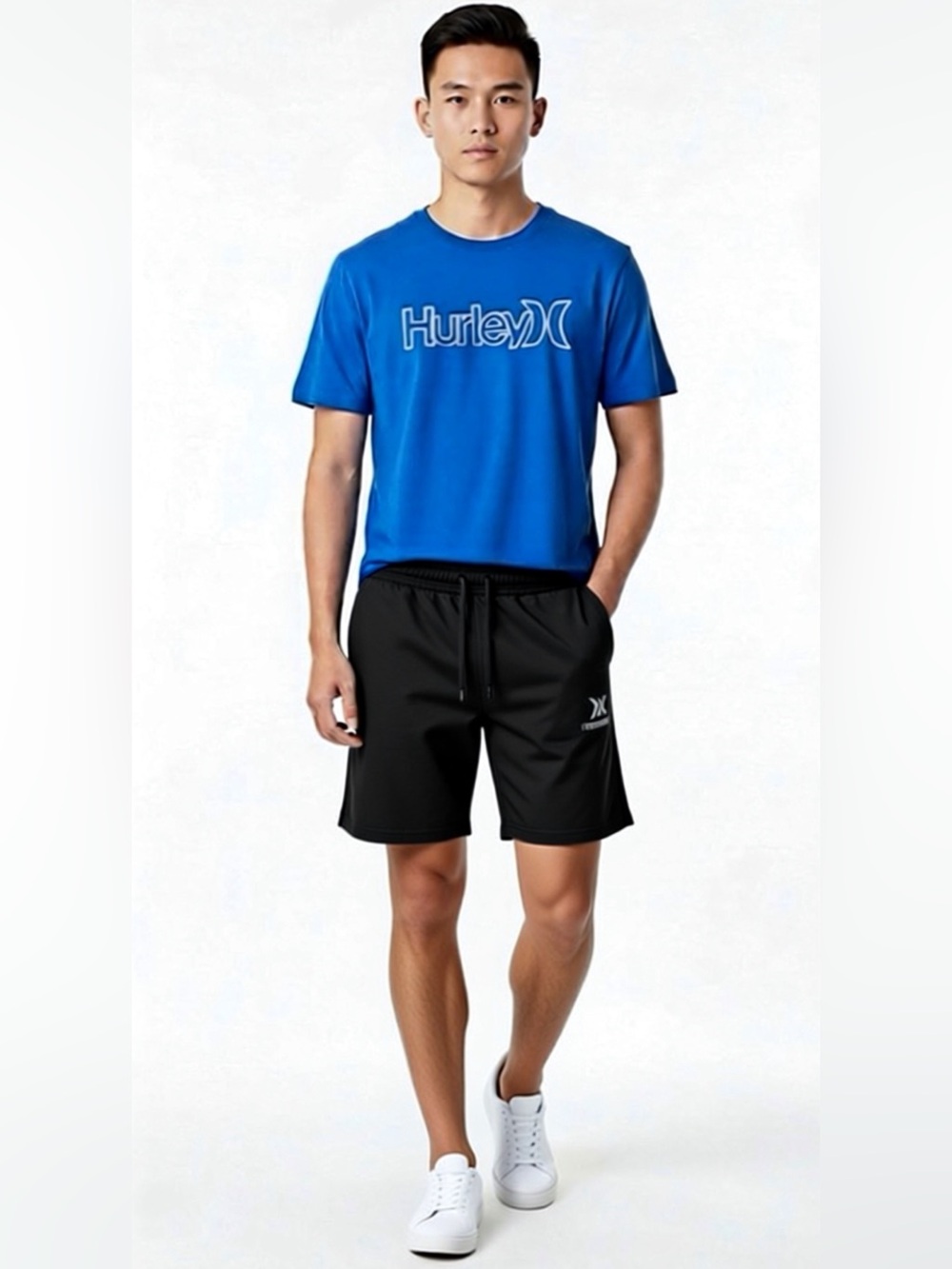 Hurley Mens Exist Bootcamp Crossover SS Performance Tee